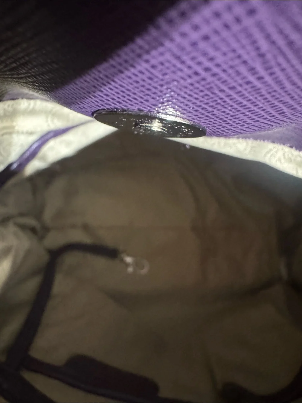 Michael Kors Purple Saffiano Leather Satchel with Silver Hardware